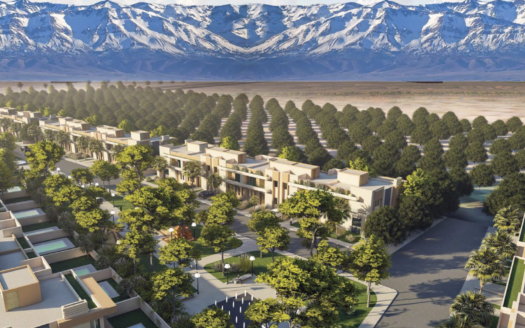 Villa haut standing, vue panoramique sur l’Atlas